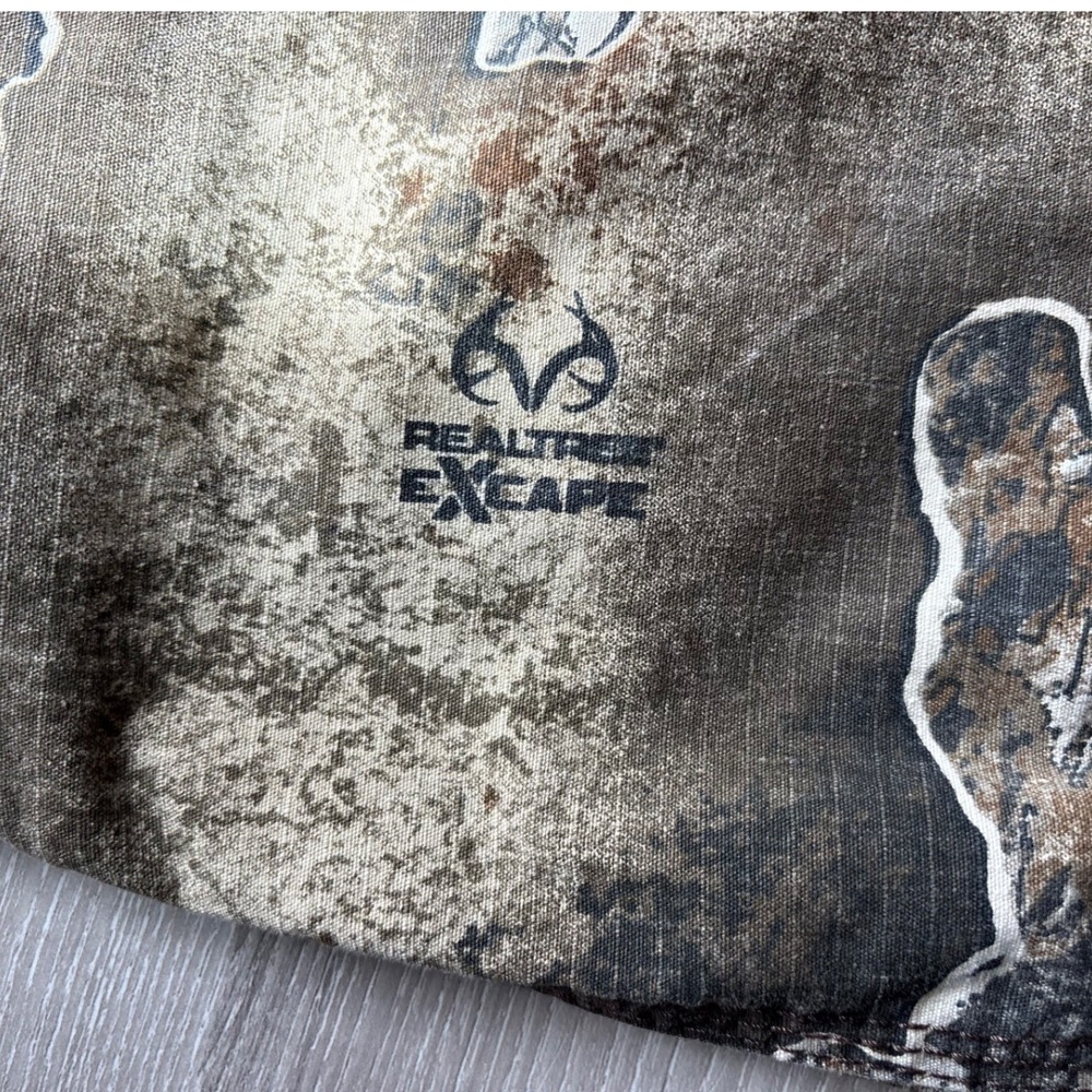 Rustic Ridge Mens M Realtree Excape Camo Cargo Pants Ripstop Hunting Tactical - Picture 6 of 9